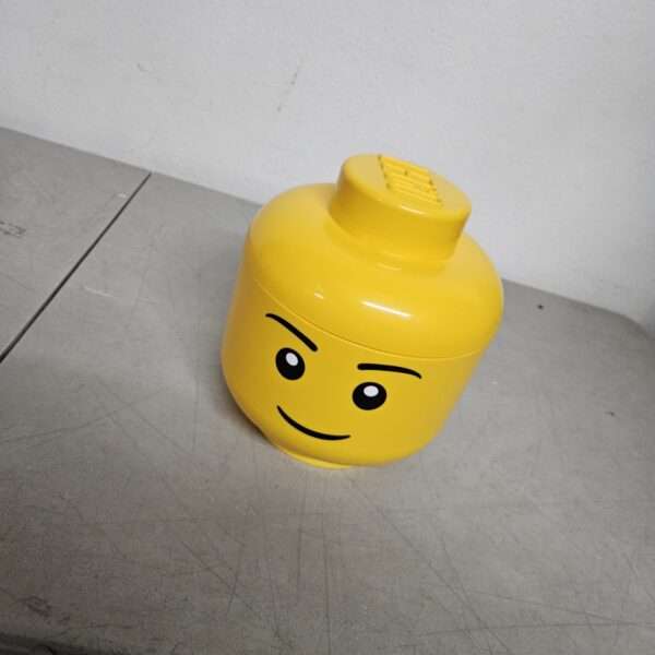 Room Copenhagen Lego Storage Head, Large, Boy, Yellow (4032) | EZ Auction