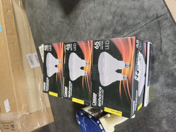 “PACK OF 6)Feit Electric 65-Watt Equivalent BR40 Dimmable 90+ CRI Recessed CEC Title 20 E26 Flood LED Light Bulb, Bright White 3000K” - Image 2