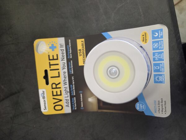 “Sensor Brite Overhead Motion Activated LED Rechargeable Night Light” - Image 3
