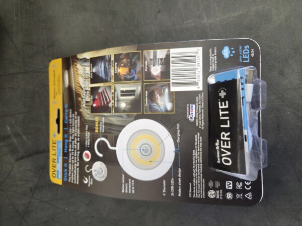 “Sensor Brite Overhead Motion Activated LED Rechargeable Night Light” - Image 2