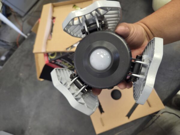 7.5 in. x 4.25 in. 6000 Lumens Single Pole Occupancy LED Flush Mount Motion Activated Garage Light - Image 2