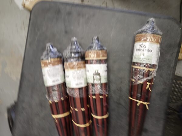 (PACK OF 4)Royal Polynesian 5 Ft. Brown Bamboo Patio Torch - Image 2