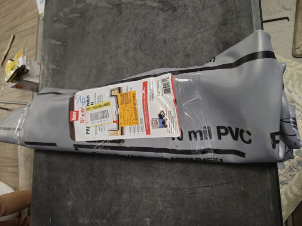 “Oatey 5 ft. x 6 ft. Gray PVC Shower Pan Liner Roll” - Image 4