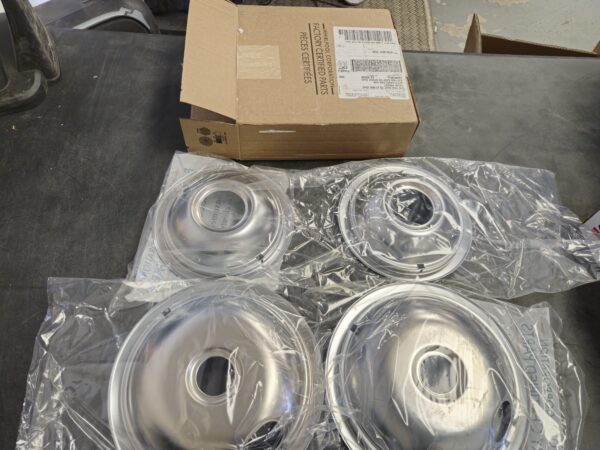 “Whirlpool Drip Pan Kit in Chrome” - Image 3